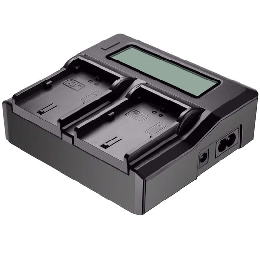 Neewer Dual LCD Battery Charger forLP-E6 Batteries