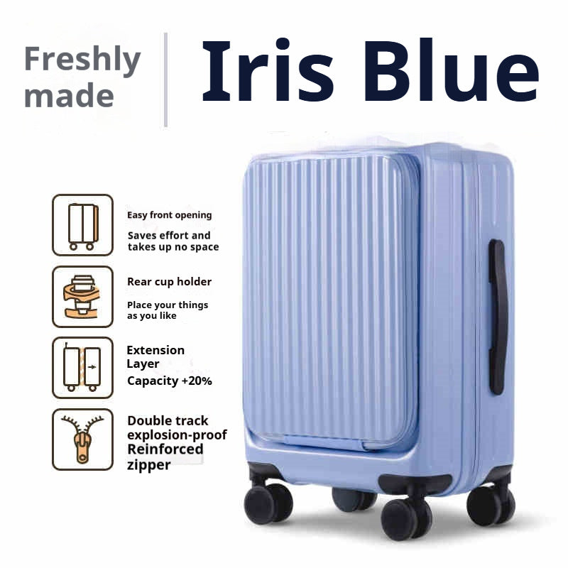 Expandable Multi Lever 20 Inch Suitcase - globaltradeleader