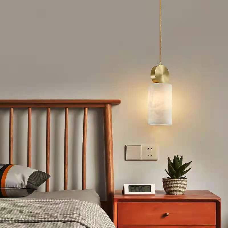 Simple Bedside Chandelier Bedroom Dining Room Marble Chandelier - globaltradeleader