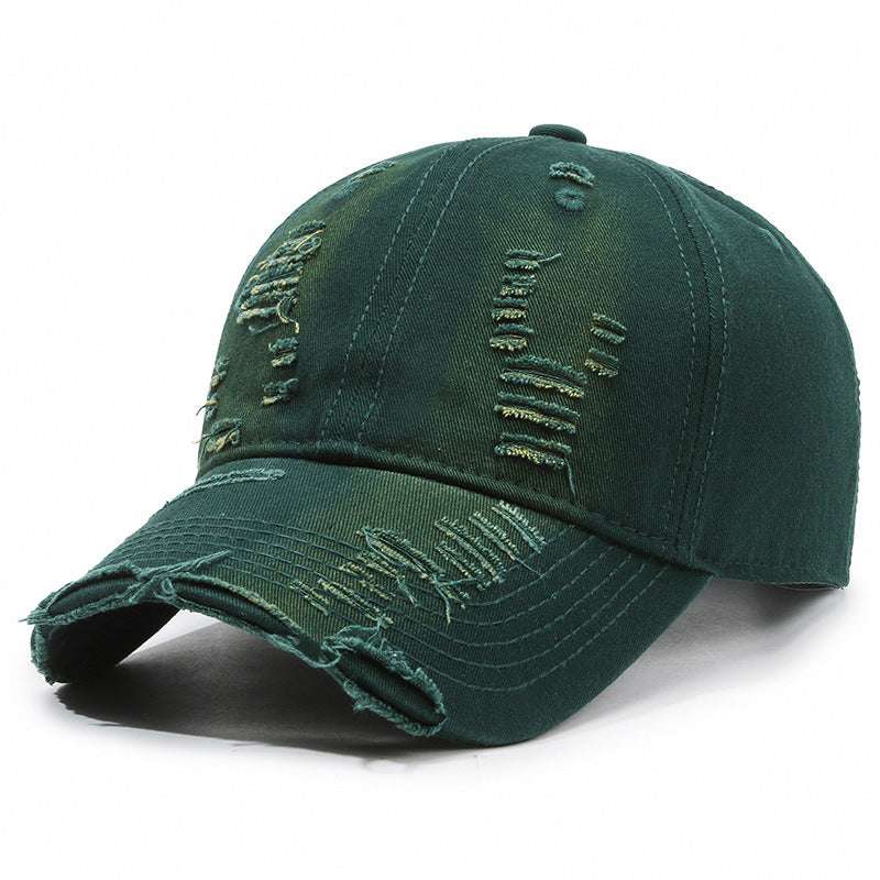 Street Hole Vintage Baseball Cap Men Do The Old Cowboy Washed - globaltradeleader