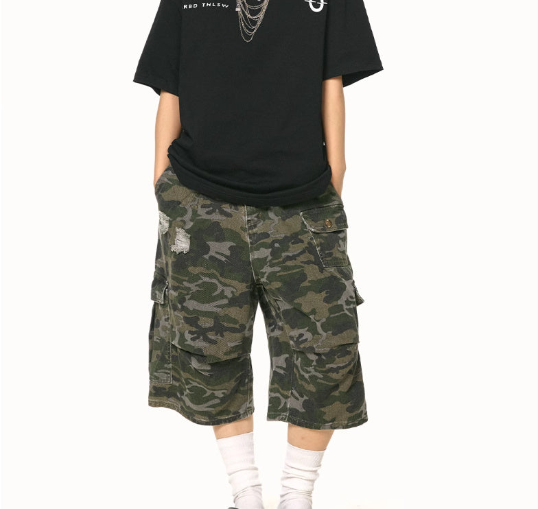 American Camouflage Workwear Shorts - globaltradeleader