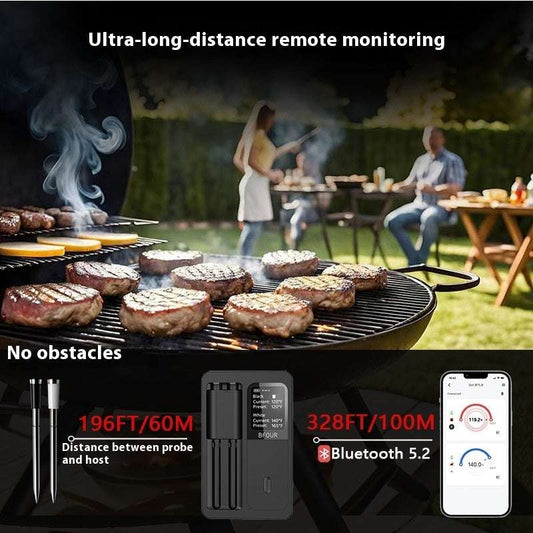 Wireless Bluetooth Barbecue Thermometer Kitchen Supplies - globaltradeleader