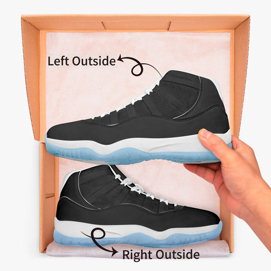 522.  AJ11 Basketball Sneakers -Blue Sole