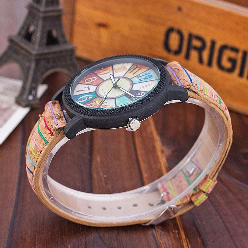 Casual Vintage Leather Women Quartz Wrist Watch Gift Clock - globaltradeleader