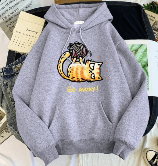 Creative Personality Pattern Hooded Sweater
