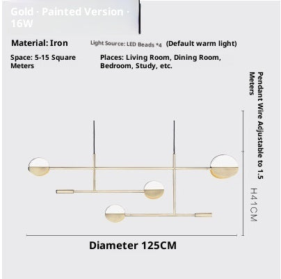 Personalized Simple Lamp Cozy Bedroom Study Dining Chandelier - globaltradeleader