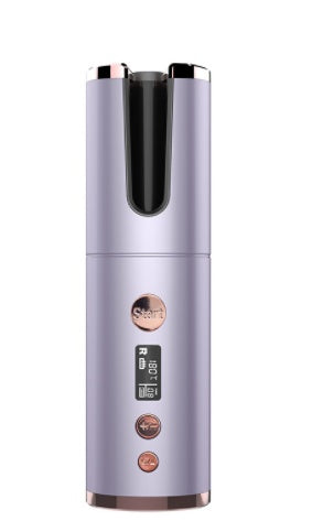 Wireless Rechargeable Curling Iron Electric Hair Curler Fully Automatic Rotating Portable Hairdresser - globaltradeleader