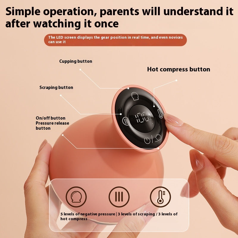 Electric Gua Sha Scraping Massager Cupping Scraping Dredging Meridian Brush - globaltradeleader