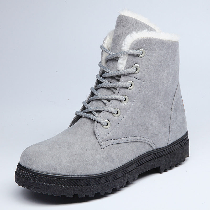 Winter Snow Boots With Warm Plush Ankle Boots For Women Shoes - globaltradeleader