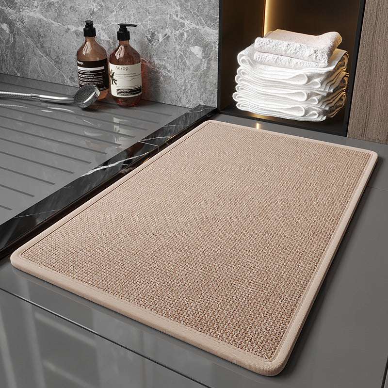 Home Fashion Linen Bathroom Mats Non-slip - globaltradeleader