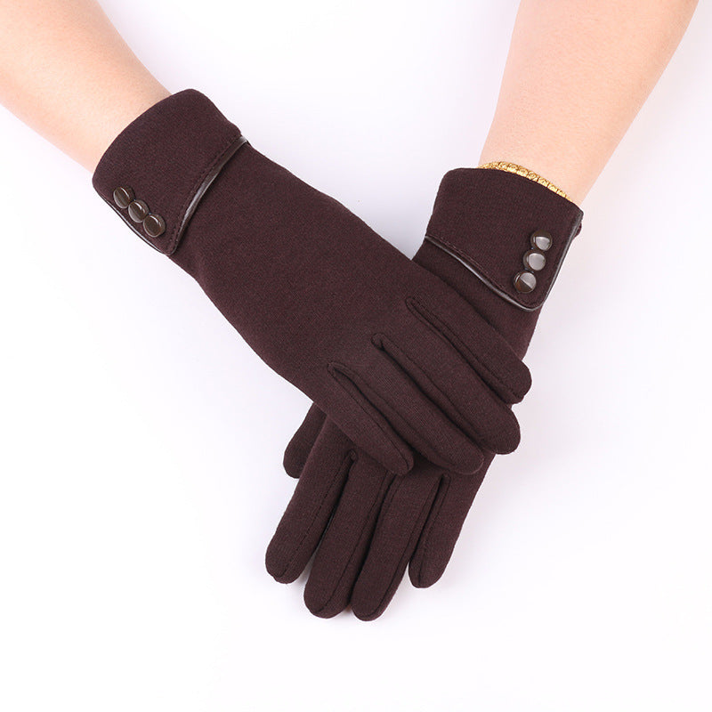 Women's Warm Winter Gloves With Non Down Touch Screen - globaltradeleader