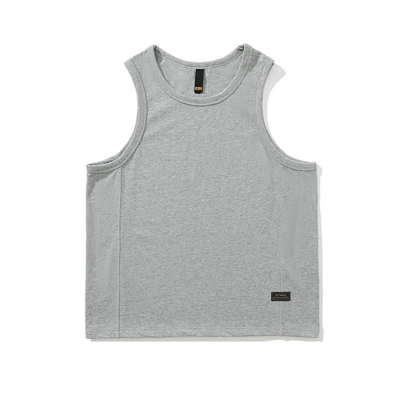Heavy Basic Style Solid Color Men's Vest - globaltradeleader