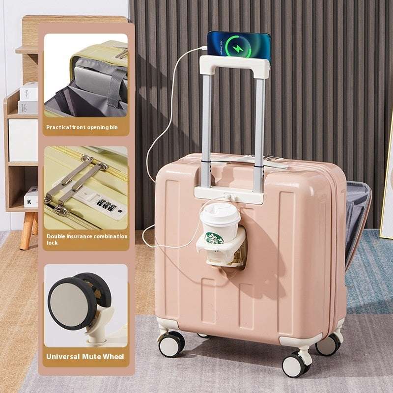 New Full-opening Multi-functional Luggage 18-inch - globaltradeleader