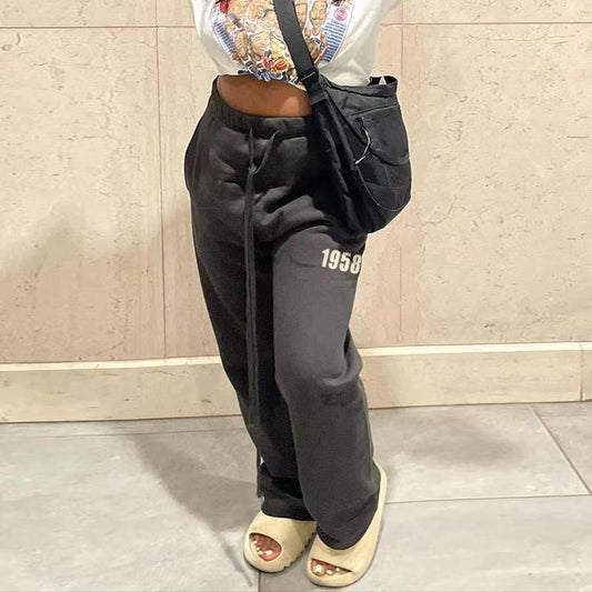 Street Spice Girls Fashion Trend Print Ladies Sweatpants