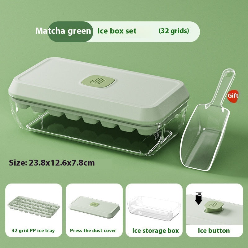 Ice Cube Mold Household Ice Hockey Silicone Press Ice Cube Tray - globaltradeleader