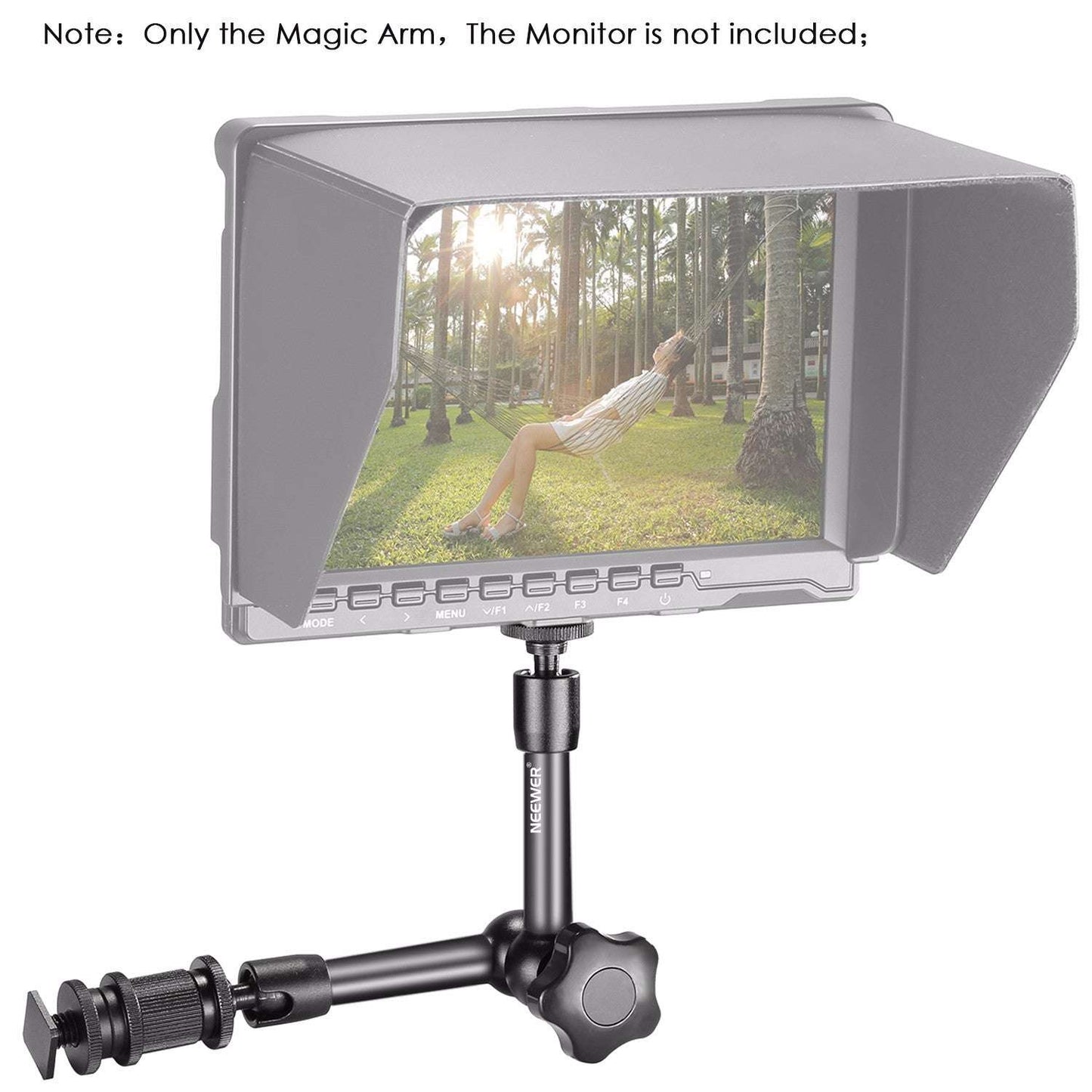 Neewer 7"Inch Adjustable Friction Power Articulating Magic Arm for LCD Monitor LED