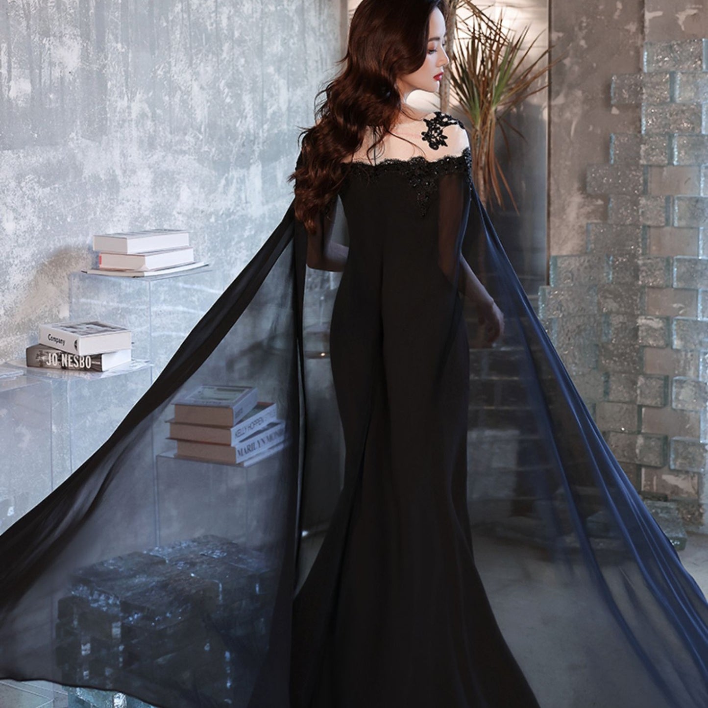 Black Evening Dress For Women With A High-end Feel - globaltradeleader