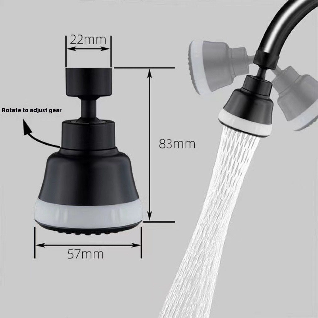 Extender Universal Rotation Supercharged Shower Water Faucet - globaltradeleader