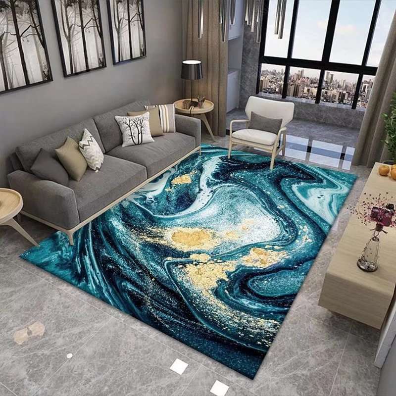 New Chinese Modern Abstract Ink Painting Living Room Carpet - globaltradeleader