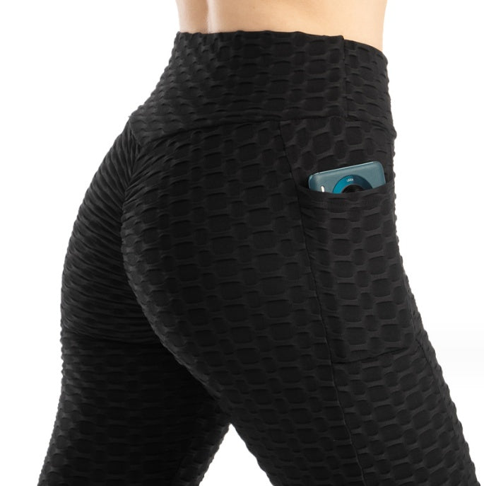 Women's High Stretch Hip-lifting Slim-fit Sweat-absorbent Leggings - globaltradeleader