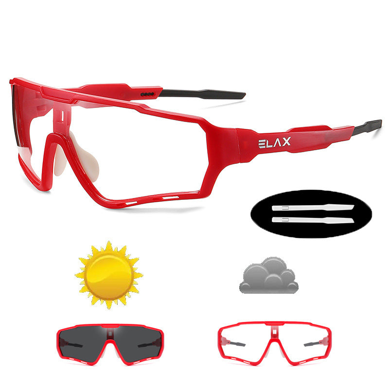 Cycling Color Changing Windproof Outdoor Sports Glasses