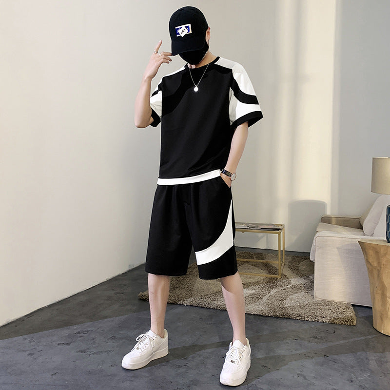 Summer Short-sleeved T-shirt Men's Casual Suit - globaltradeleader