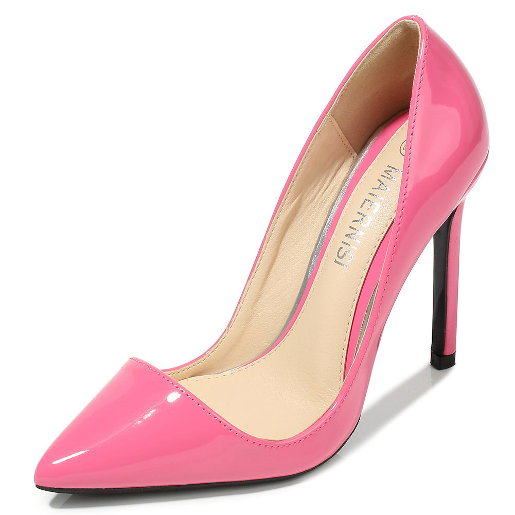 Low-cut Plus Size Heel Pointed High Heel Stiletto Heel - globaltradeleader