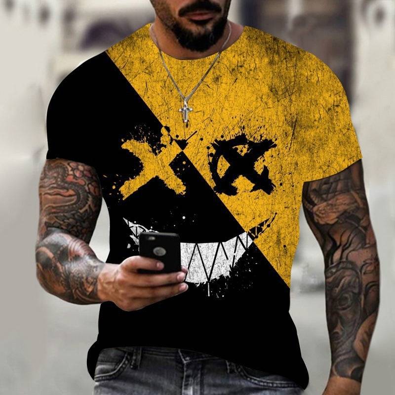 Fashion 3D Printed Full Body Pattern T-shirt - globaltradeleader
