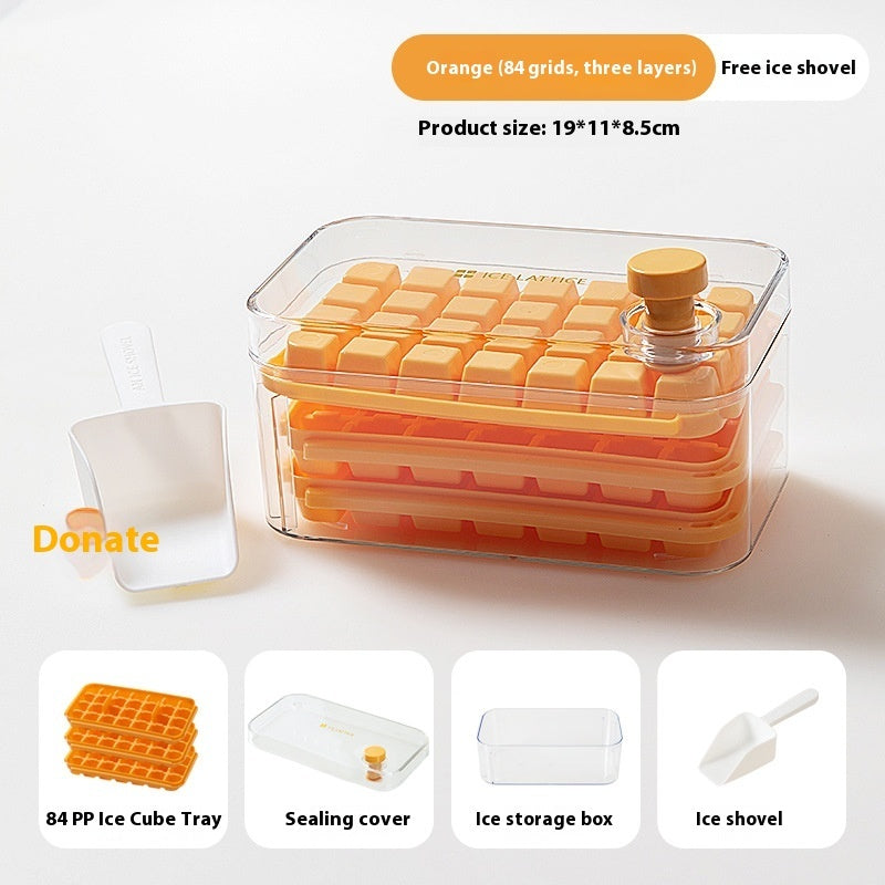 One-click Demoulding Tray Double Layer Pressing Ice Maker - globaltradeleader