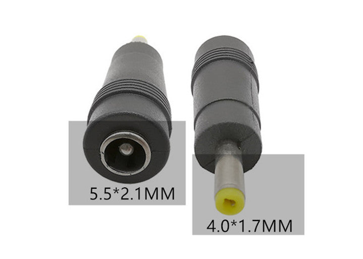 5521 Female To 4017 Male Adapter DC Power Conversion Plug 5.5X2.1 Female To 4.0X1.7 Male