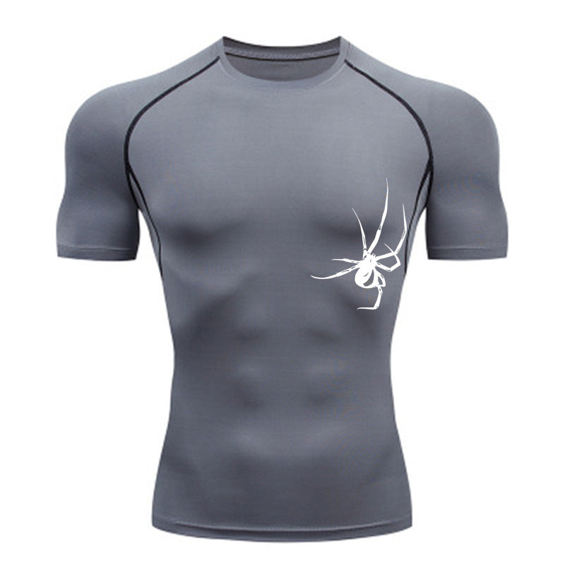Quick Drying Clothes Sports T-shirt Running Base Clothing Gym Training Tights - globaltradeleader