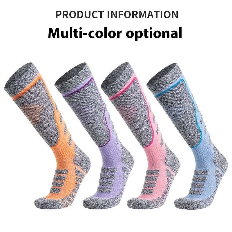 Outdoor Ski Socks Thickening Exercise Towel Bottom Climbing Long Socks - globaltradeleader