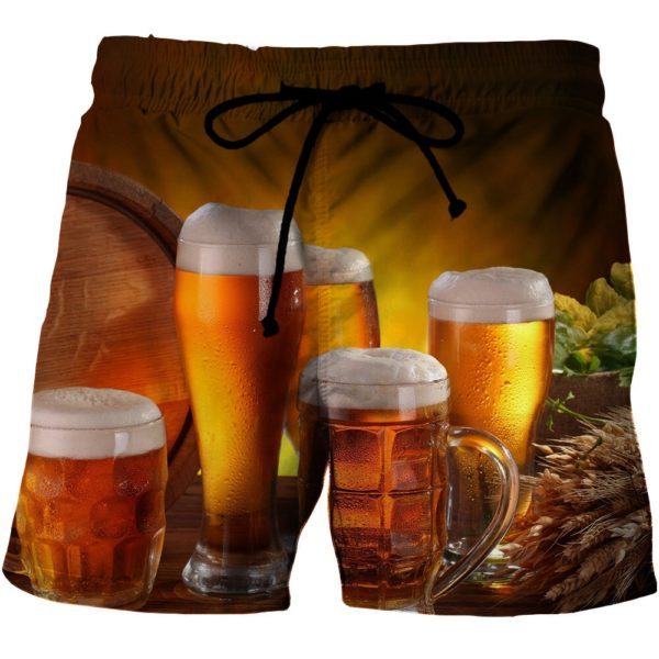 Shorts Casual 3d Digital Printing Beach Pants Men's Shorts - globaltradeleader