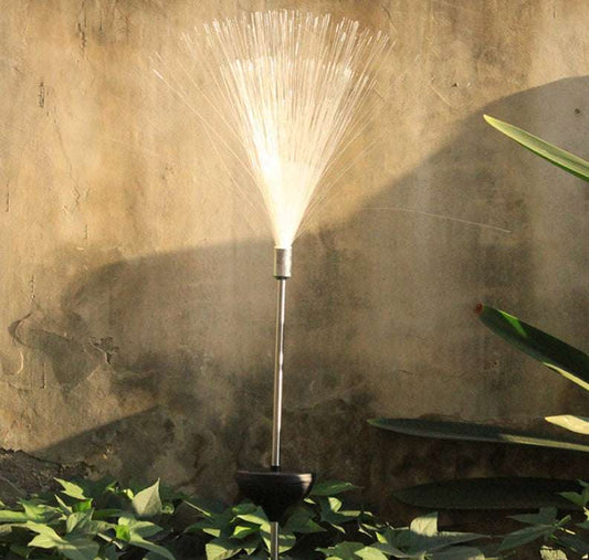 Solar Colorful Fiber Optic Lawn Lights - globaltradeleader