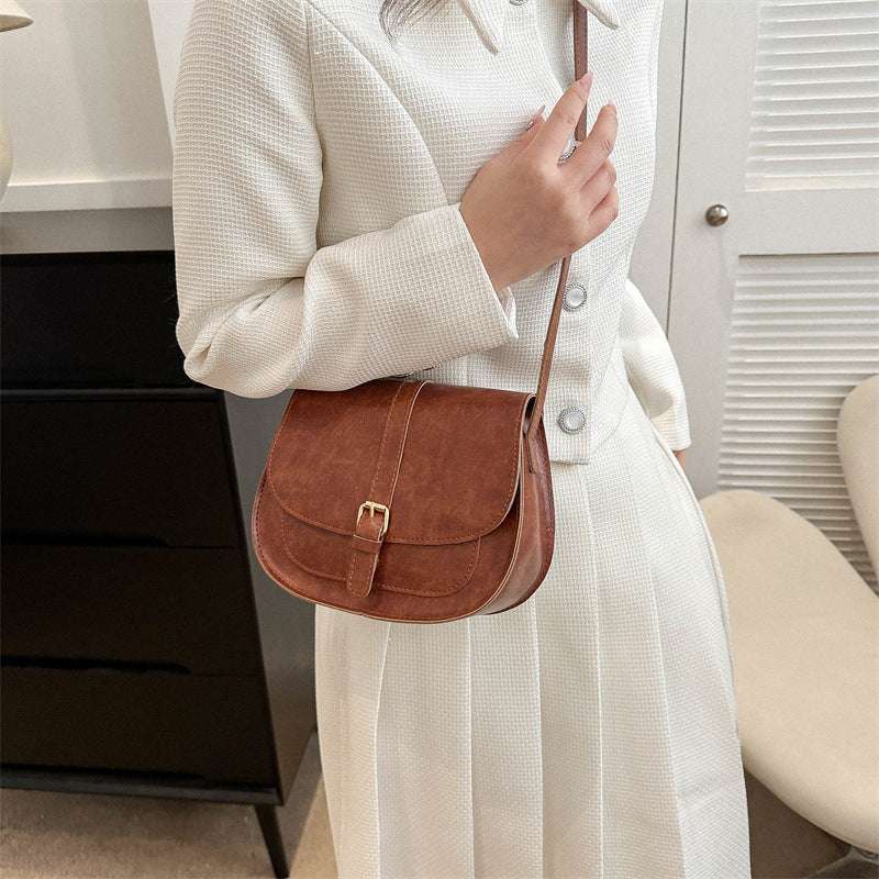Women's Casual Fashion One Shoulder Saddle Bag - globaltradeleader