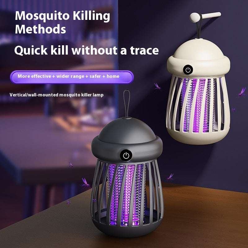 Mini Outdoor Electric Shock Mosquito Killing Lamp Automatic Mosquito Trap Mosquito Killer - globaltradeleader