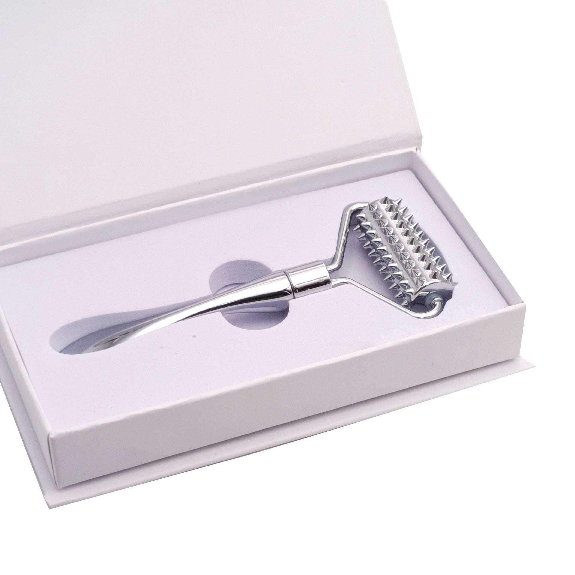 Zinc Alloy Micro Needle Roller Massage Face Slimming Device - globaltradeleader