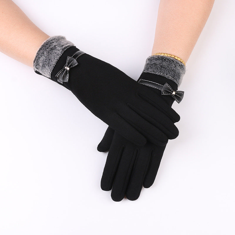 Women's Warm Winter Gloves With Non Down Touch Screen - globaltradeleader