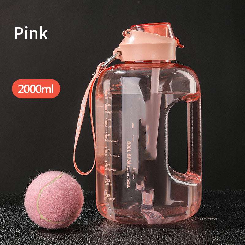 With Straw Large Portable Travel Bottles For Training Sport