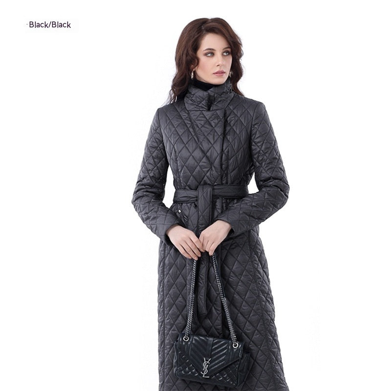 Winter Clothing Coat Extended Stand-up Collar Cotton-padded Clothes Warm And Windproof