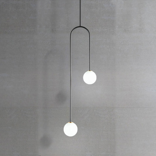 Minimalist Creative Glass Ball Candle Chandelier - globaltradeleader