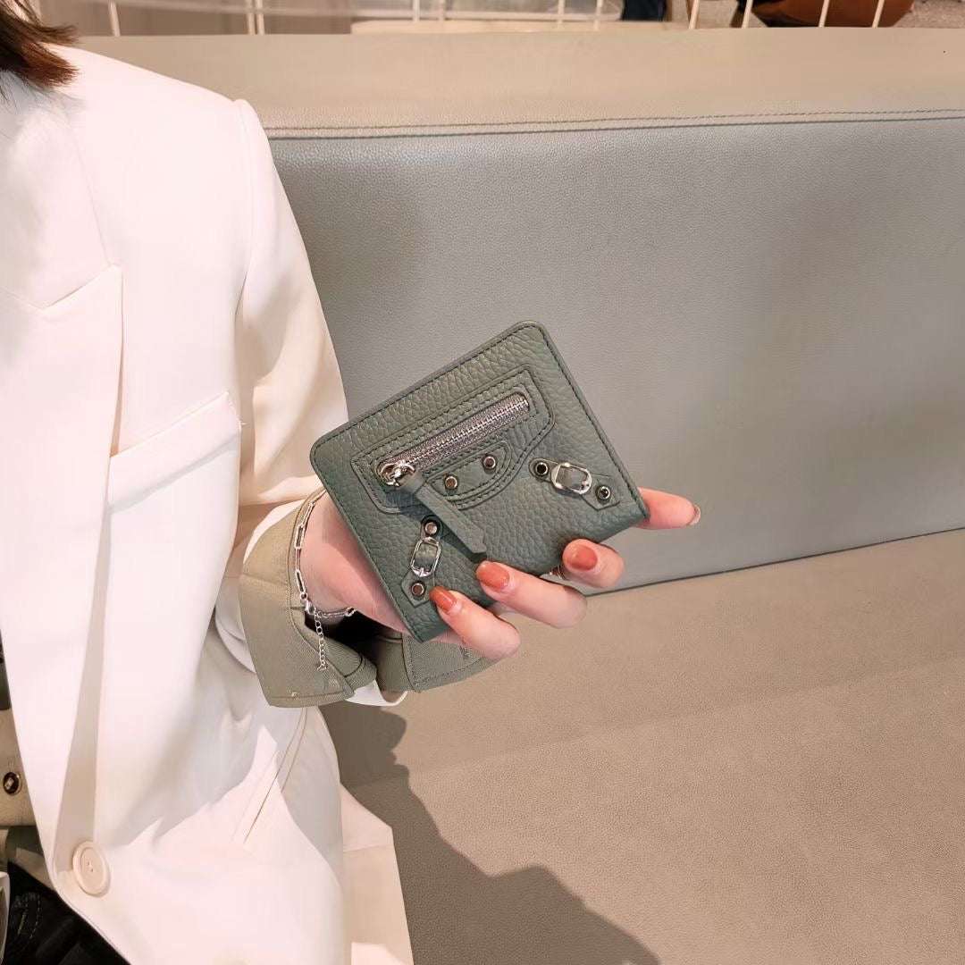 Luxury Designer Purse 100 Percent Genuine Leather Wallets Purses Fashion Small Money Bag Hasp Design Purse Wallet Purses Handbags