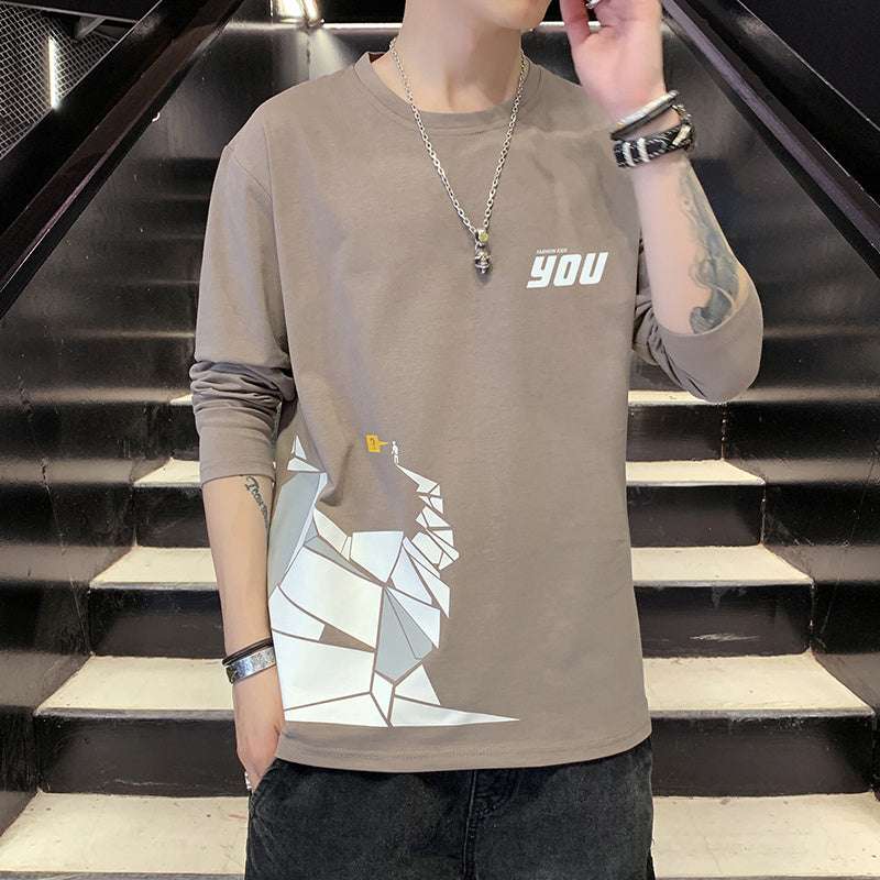 Men's Wide Creative Printed Half Sleeve Summer Top - globaltradeleader