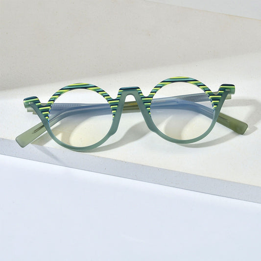 Fashion Retro Round Myopia Frame