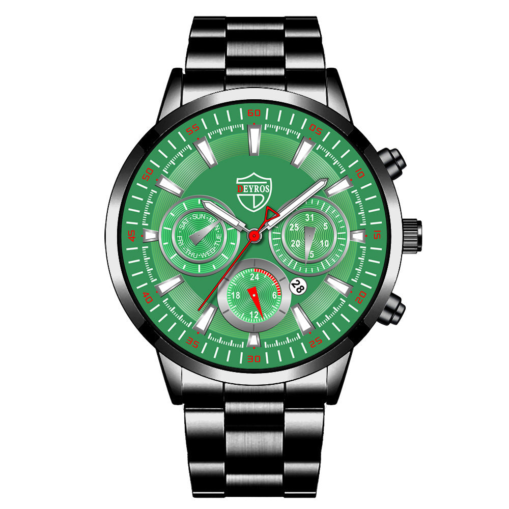 Fashion Men's Watch Fashion Luminous Calendar Watch Business Sports - globaltradeleader