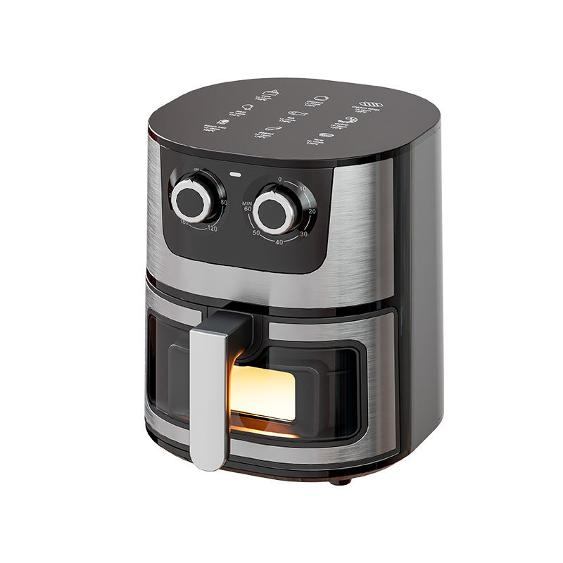 Stainless Steel Smart Visual Air Fryer Household Oven - globaltradeleader