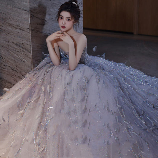 New Toast Dress Bridal Mitzvah Dress High-end Luxury Niche Engagement - globaltradeleader