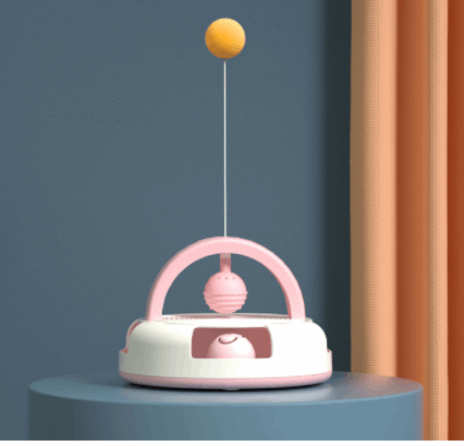 Play With Cat Bat Ping-pong Feather