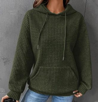 Women's Loose Casual Solid Color Long-sleeved Sweater - globaltradeleader