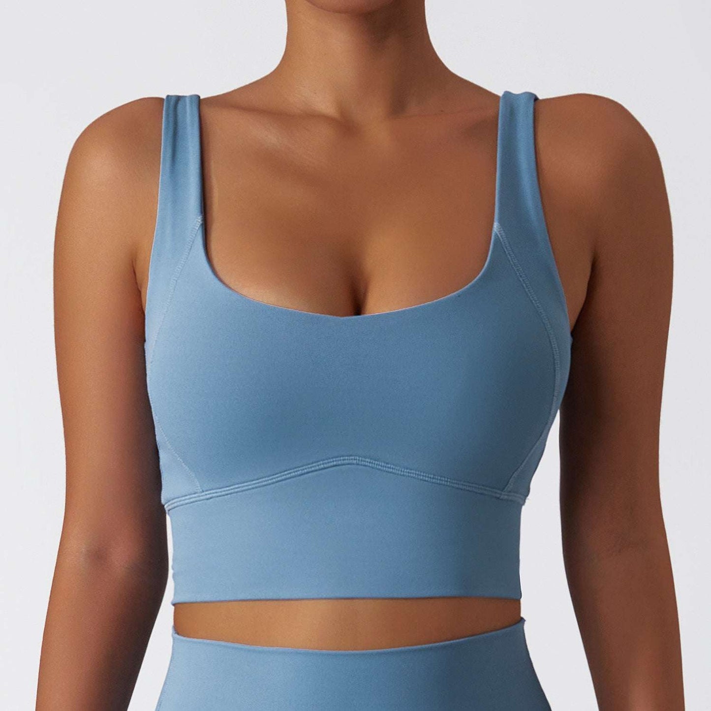 Running Sports Quick-drying Nude Feel Yoga Push Up Bras Shockproof Fitness Vest - globaltradeleader